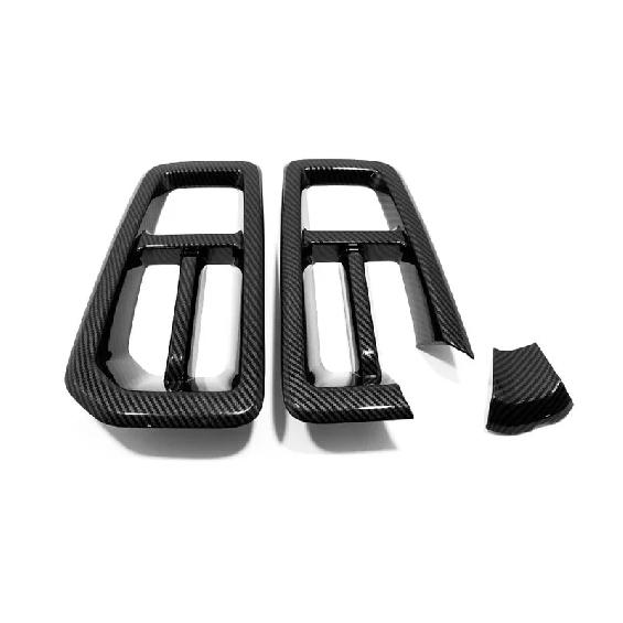 For Haval Dargo    Front Fog Light Lamp Cover Rear Foglight Frame Decoration Trim ABS Chrome Car Styling Accessories