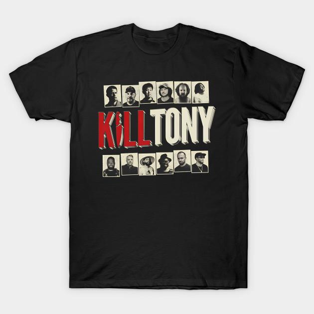 

Men Black Print T-shirt Kill Tony Merch No-Cut Transfer Paper Print Cotton Tshirt 2XL чорний