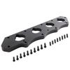 Series H to K Intake Manifold Adapter For Honda Acura Pro K-Series H2K K2H Black Silver Anodized