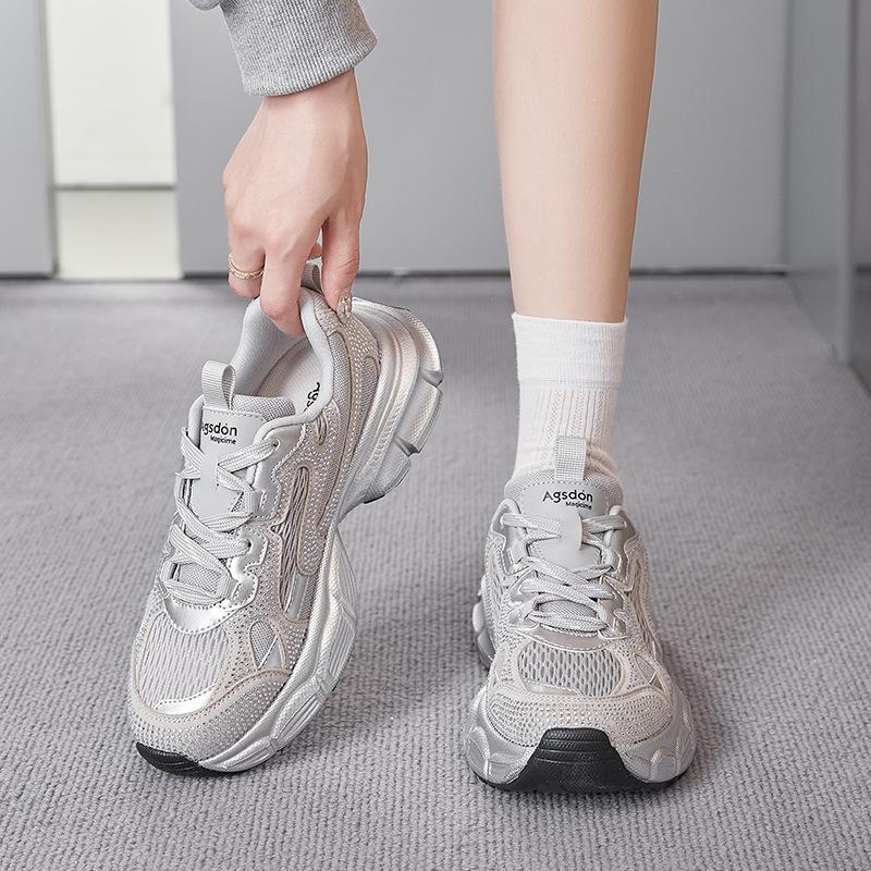 Augustine platform dad shoes women's 2025 new autumn and winter muffin platform casual sports shoes lightweight running shoes