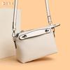 Real cowhide women's bag fashionable and casual large-capacity handbag first-layer cowhide shoulder messenger bag