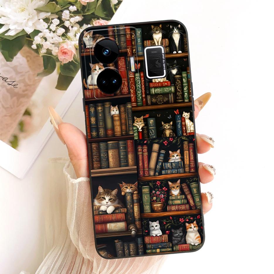 For Realme GT Neo 5 Case RealmeGT3 RMX3709 Cool Owl Dragon Painted Cover Soft Silicone Case For Realme GT 3 GT3 GTNeo5 240W Bags
