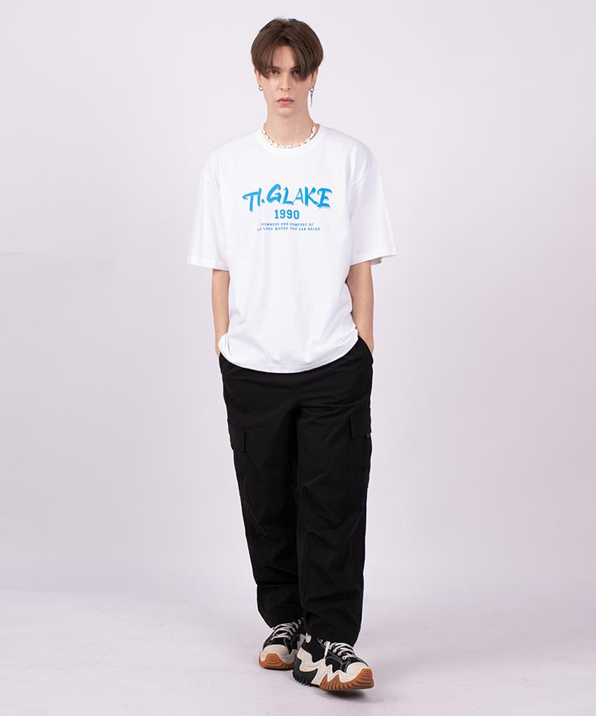 TI.GLAKE 1990 Oversized Short Sleeve T-Shirt White