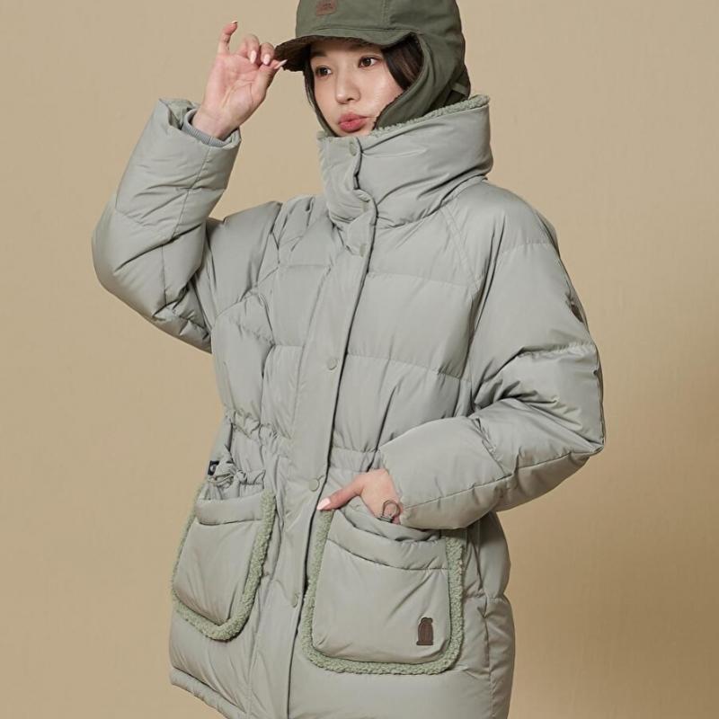 W Teddy String Middle doWn  Olive 