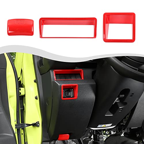 

ANTC Suzuki Jimny Регулировка зеркала заднего вида Удлинитель переключателя Украшение Украшение зеркала заднего вида JB64W JB74W Детали салона Простая установка Ca