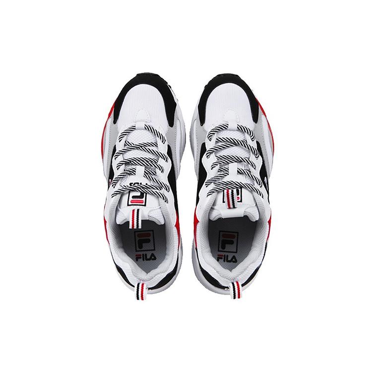 FILA Ray Tracer Low Chunky Shoes Black/White/Red FS1SIB1180X_WBK