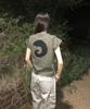 Tansanmageunesyum Horn Applique T-Shirt (Khaki)