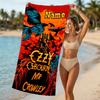 Customizable Personalized Beach Towels Rock Ozzy Osbourne Themed designs.Suitable for the Beach, Yoga, Sports;ideal As Beach Accessories