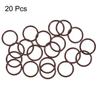 uxcell Rubber O-Ring FKM Seal Gasket Outer Diameter 1.0 inch (25 mm) Inner Diameter