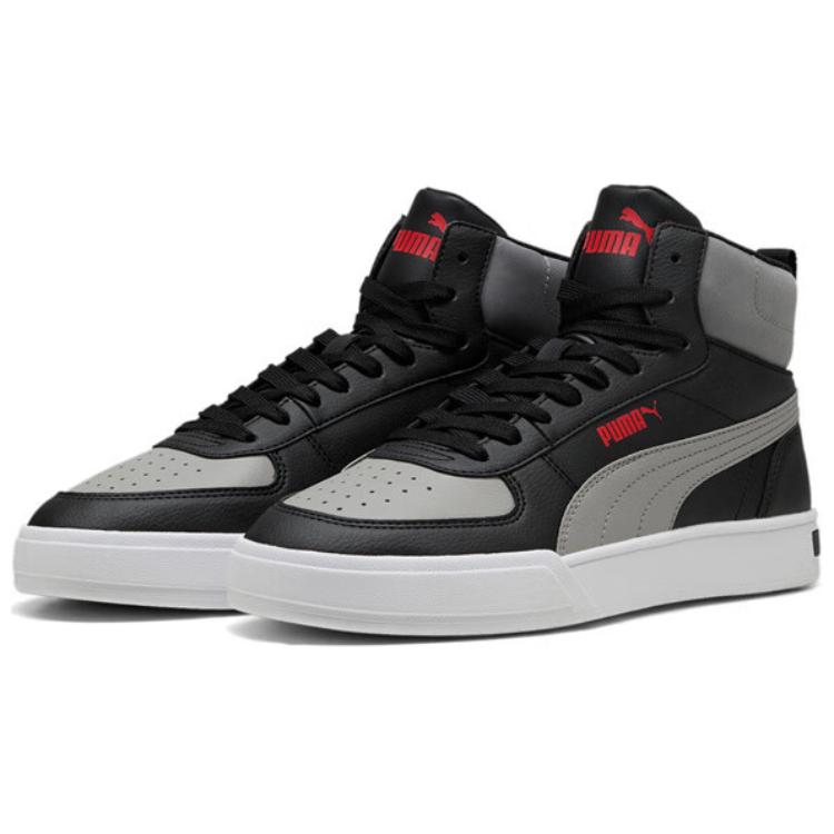 PUMA Caven MID SD EMB Unisex Black Mid Top Sneakers Retro Stylish Thin Sole Wear Resistant 401799-03