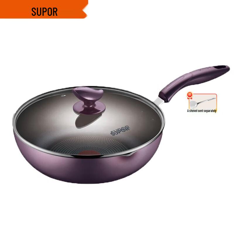 Supor Fire Red Dot 28cm Universal Frying Pan