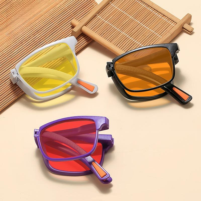 2026 New Ultra-Lightweight Foldable Anti-Blue Light Night Vision Glasses Unisex Portable Gaming Eye Protection Eyewear