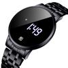 REWARD Reward Brand Reloj Digital Watch Quartz Men Casual LED Touch Screen Stainless Steel Black Year Month Simple Wrist Watch for Men