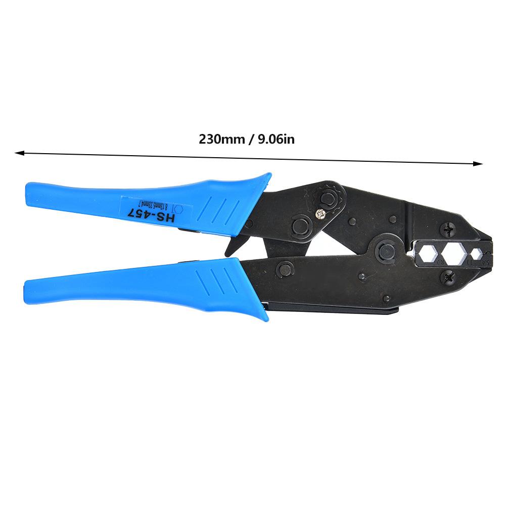 Ratchet Crimping Pliers, Ergonomic Handle Ratchet Crimper Pliers for BNCCelsiusTNC Cable RG6 RG58, with Structure