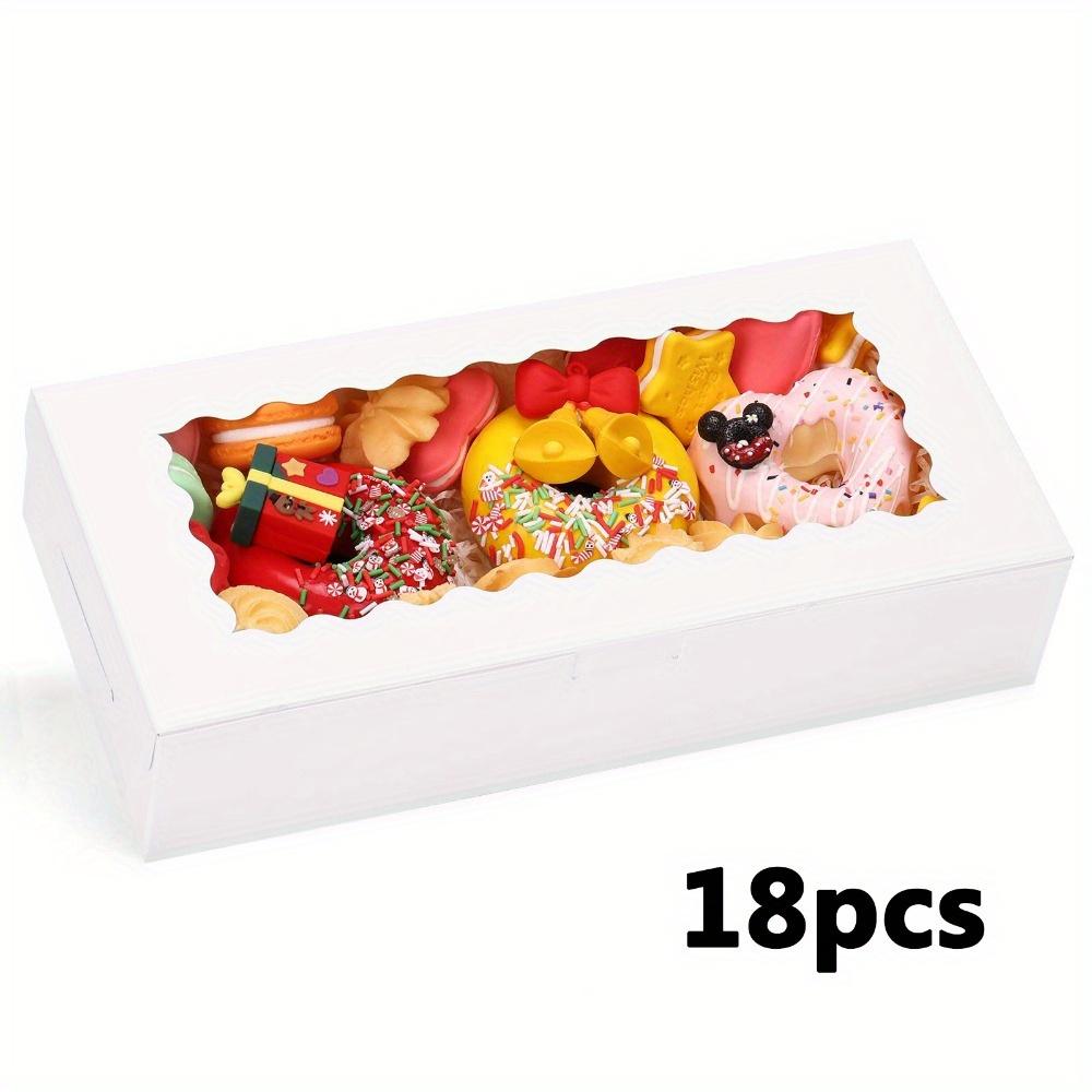 

18 шт. Белых подарочных коробок с окном, большой дисплейной коробкой, прямоугольной бумажной упаковочной коробкой для вечеринок, подарков, ювелирных изделий, идеально подходит для свадеб, вечеринок, мероприятий 18pcs white