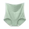 High-Waisted Women's Plus Size Cotton Underwear with Tummy Control & Butt Lift - Breathable, Antibacterial Crotch Briefs.