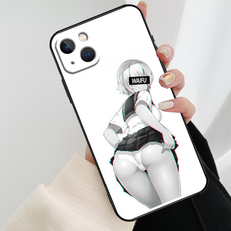 Sexy Manga Girl Phone Case For iPhone 17 Pro Max 16 15 14 11 12 13 Pro Max mini 15 16 Plus 16e 17 Air Cover
