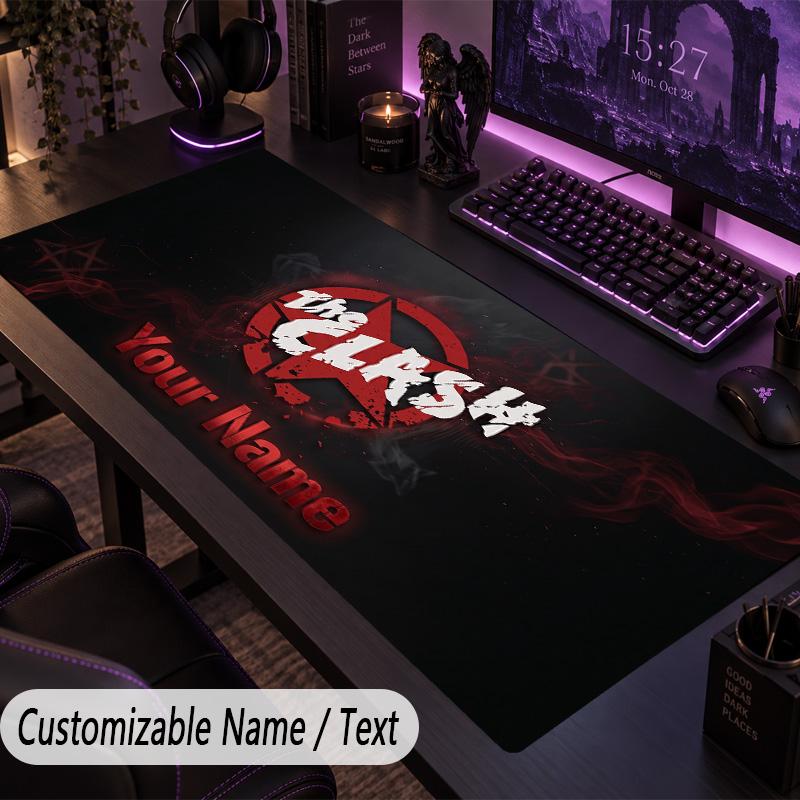 Large Mouse PadThe Cure Custom Name Text Personalized Desk Mat Non Slip Gaming Pad