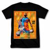 Slam LeBron James Space Jam Gold Graphic T Shirt Vantage Basketball Fan Tee
