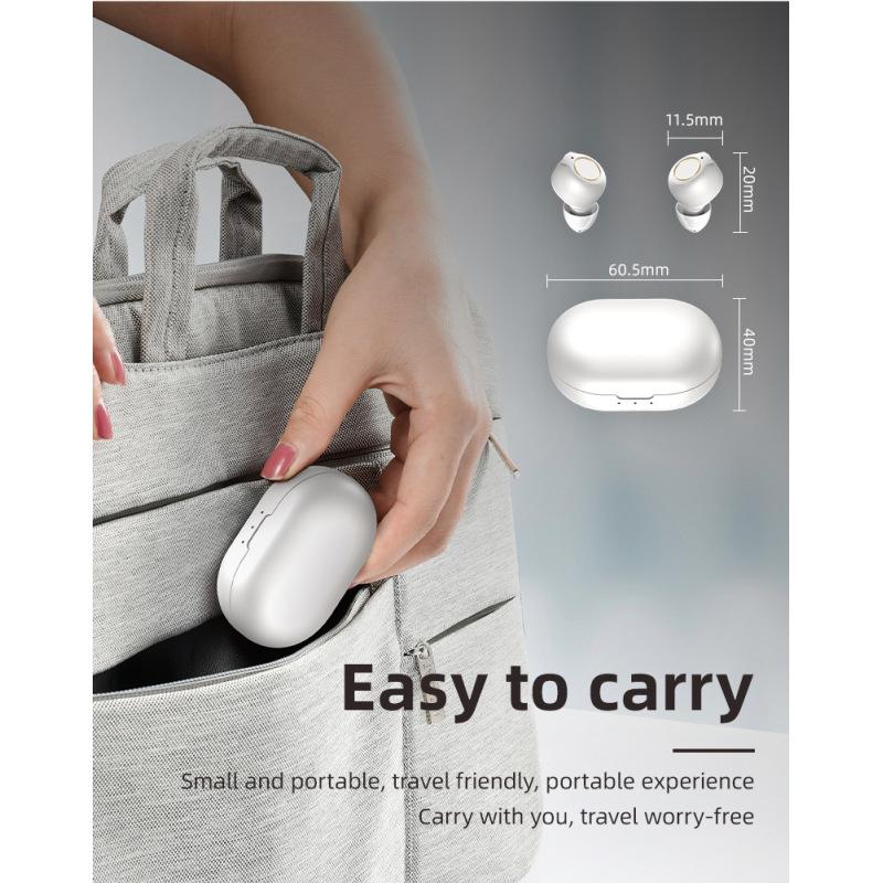 Compartiment de charge magnétique binaural, aide auditive sans fil, apparence Bluetooth, amplificateur de son, haut-parleur