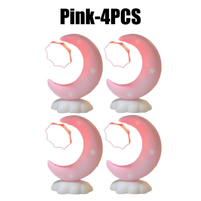 Niedliches LED Mond Nachtlicht USB Wiederaufladbare Nachttischlampe für Schlafzimmer Schreibtisch Dekolampe Kinder Weihnachtsgeschenk