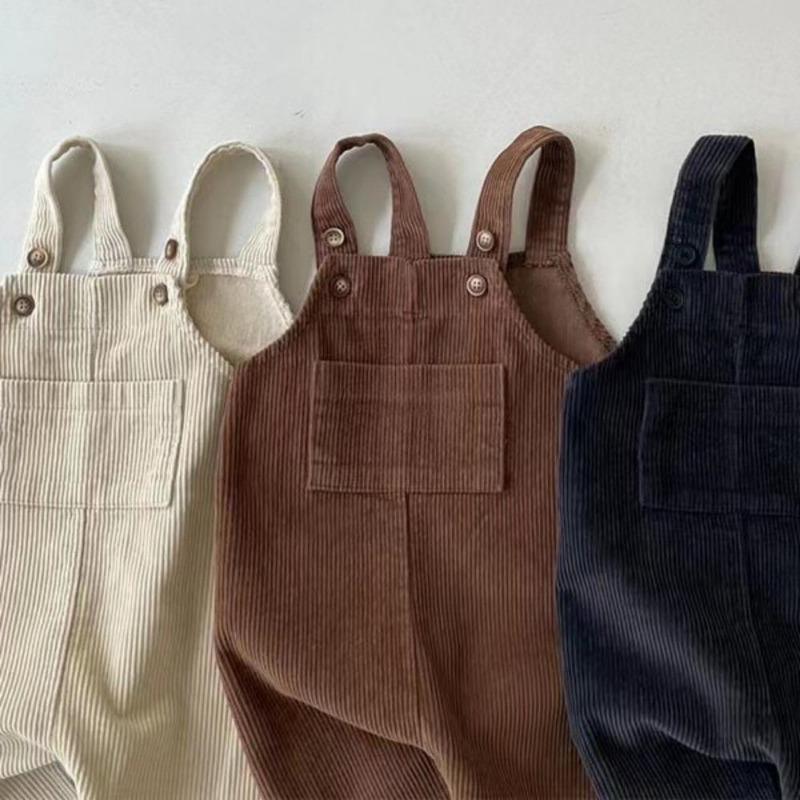 Children's Clothing for Infants Young ChildrenFashion Paired Corduroy Casual Overalls for Both Boys and Girls