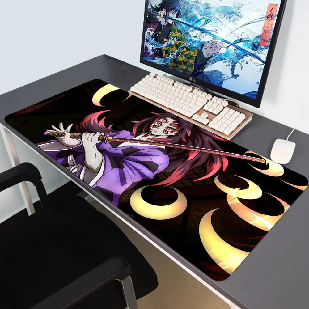 PC Red  White Anime Character Gaming Mouse Pad Waterproof Desk Mat for Gamers