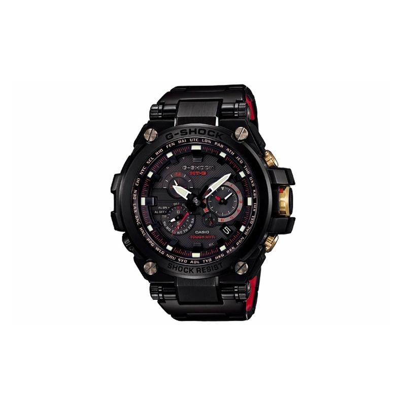 

Casio G-SHOCK 200 meters waterproof fashion style quartz movement resin stainless steel strap Japanese and Korean watch 53.5mm men s MTG-S1030BD-1 синий