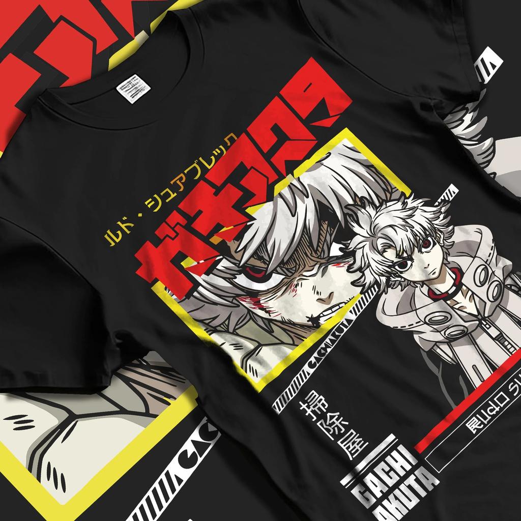 Gachiakuta T-Shirt, japanisches Manga-Anime-Shirt, alle Größen, Baumwolle, Herren, Oversized, Hip-Hop-Streetwear, hochwertige Herrenbekleidung, Kurzarm