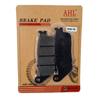 AHL 2 Paar Motorrad-Bremsbeläge für HONDA NTV 650 NTV650 1988-1997 Revere Black Bremsscheibenbelag