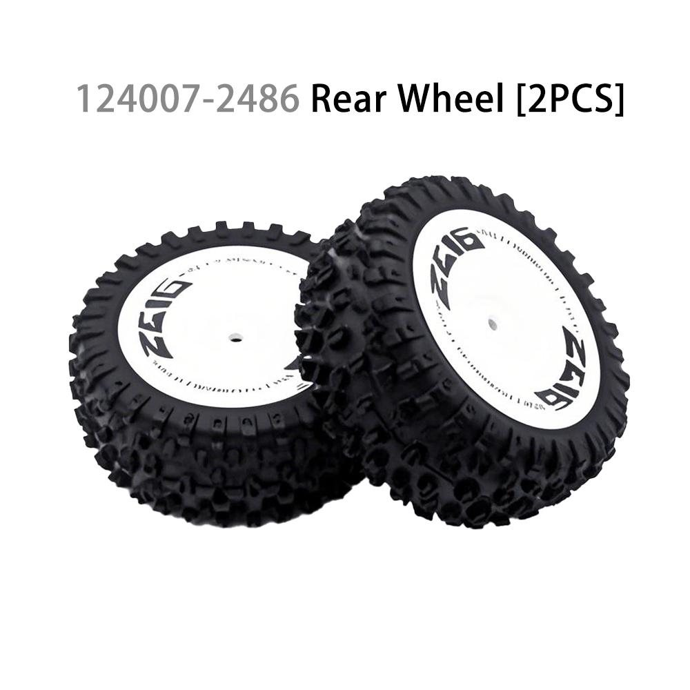 WLtoys RC Car Wheels Original Tires for 124007 124017 124019 124018 144001 144010 Remote Control Car Parts Rubber Tires Set