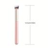 [Professional Kabuki Brush] Professional Mini Kabuki Brush - Angled Flat Top Concealer & Contour Brush | Small Precision Brush for Blending,