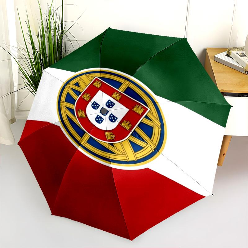Royal Emblem Fabric Folding umbrella Portable durable Sun umbrella Gift light