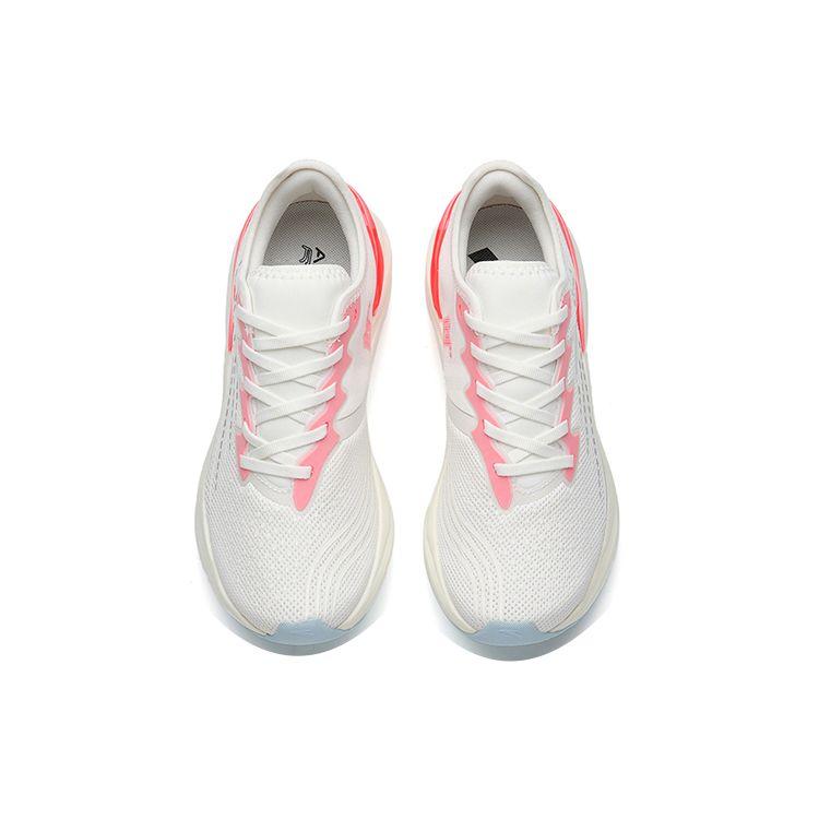 Anta 2.0 Professional Breathable Durable Low-Top Running Shoes Women Sneakers White Red 122215586-7