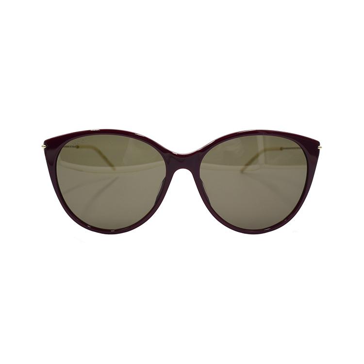 GUCCI Slim Construction Lightweight Holiday Travel Sunglasses GG1268SA Women's Burgundy