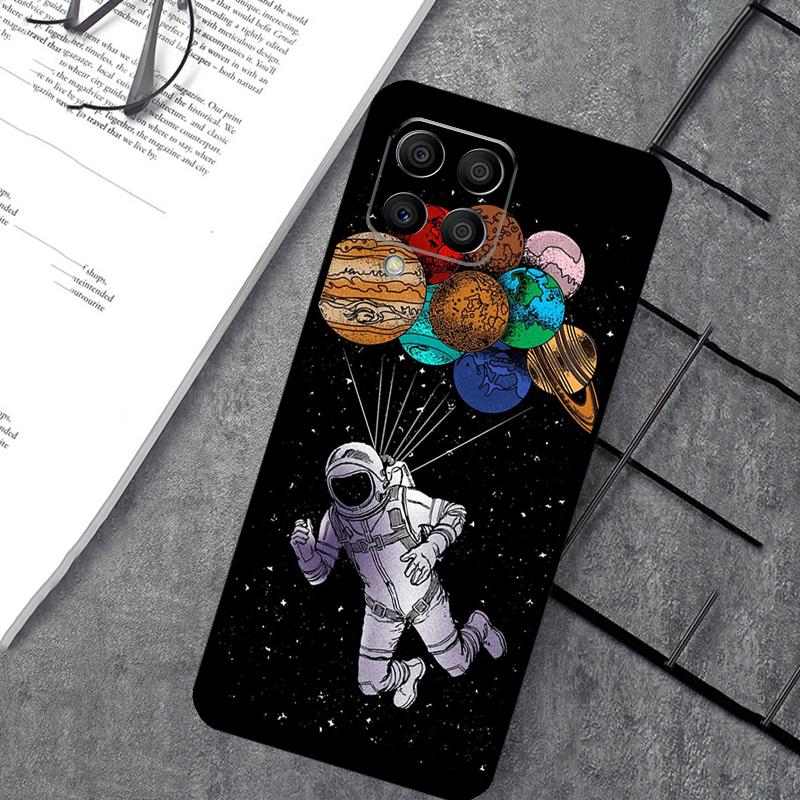 Astronaut Stars Space Planets Case For Samsung Galaxy M14 M12 M11 M13 M15 M06 M16 M36 M56 M31 M53 M32 M52 M35 M55 M34 M54
