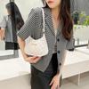 Quilted Pu Leather Hobo Bag Argyle Casual Underarm Bag Women Handbags For Daily Commute Shopping