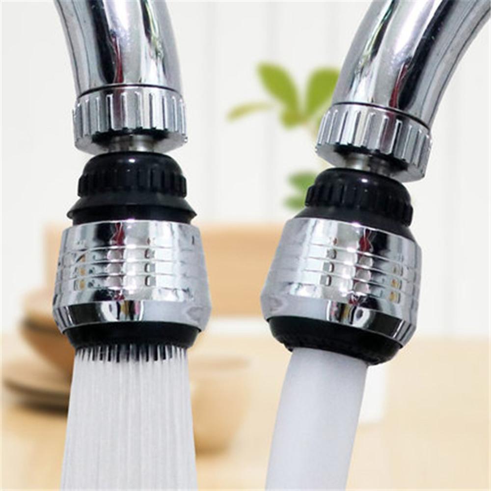 Kitchen splash proof PVC black wire long thread installation splash proof head pressurized soft aerator shower faucet