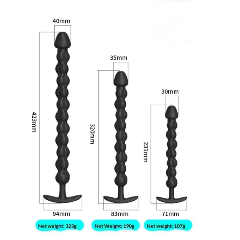 Silicone Anal Beads Balls Big Anal Plug Prostate Massager Anus Dilator Expander Sex Toys For Women Wen