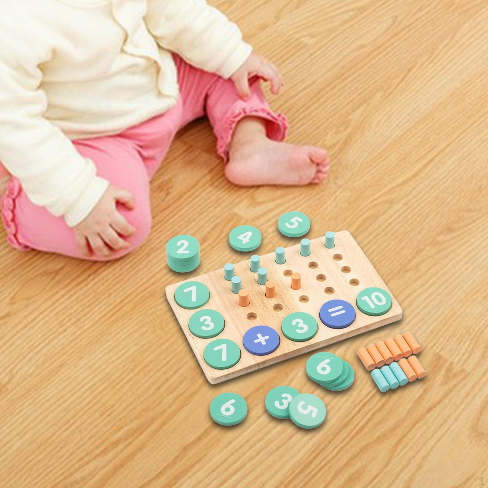 

Math Toys Number Counting Hand Eye Coordination Arithmetic Teaching Aids Early Education Toy for