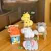 Cartoon Beanie Eyes Animal Pendant Soft Cartoon Bag Charms Creative Plush Doll Key Chain  Kids