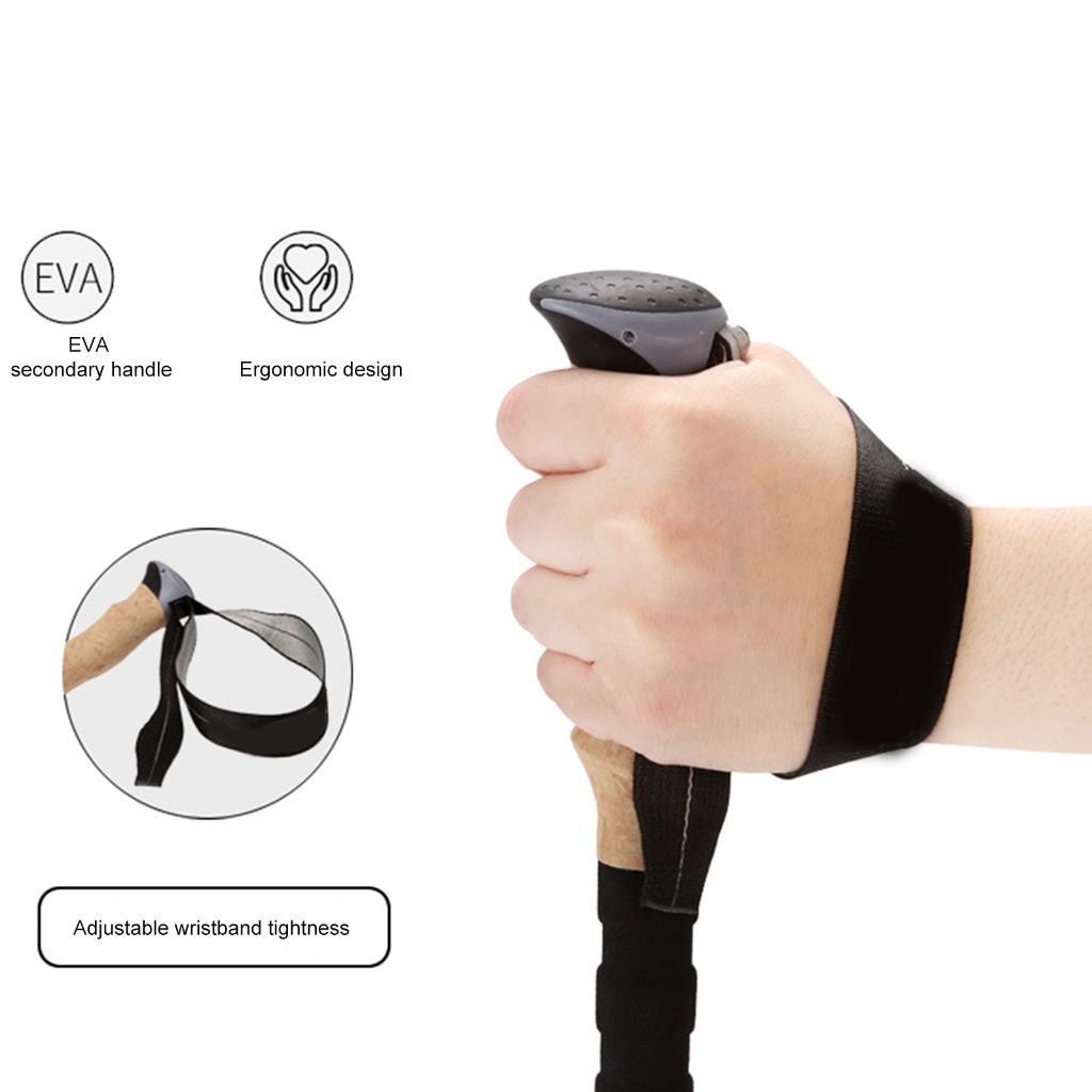 1pc Adjustable Walking Trekking Poles Aluminum Alloys Trekking Poles Telescopic Climbing Stick for Hiking and Hunting