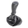 For FIAT PUNTO 188 MK2 Transmission Gear Shift Knob Head Lever Shifter Leather Gaiter Boot Case Collar Car Styling Accessories