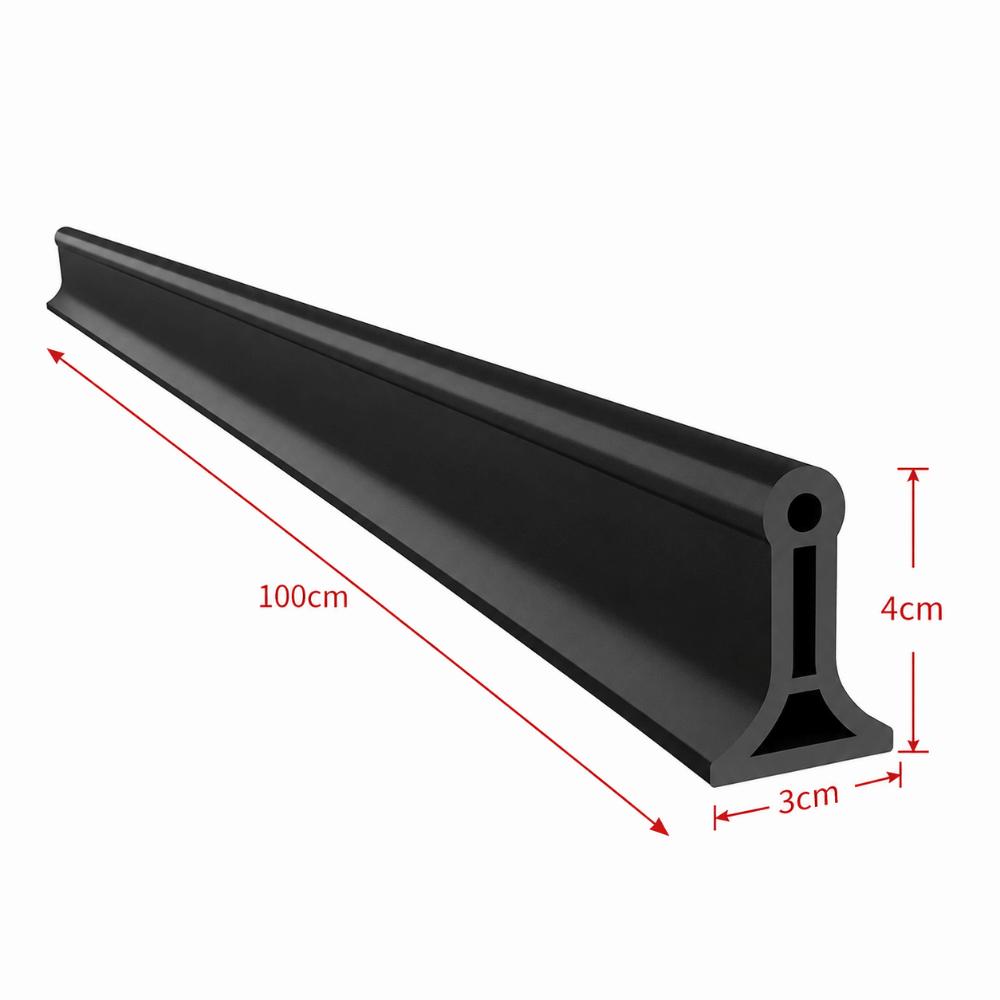 1M Ground Block Water Stop Strip Curve Frame Bathroom Gear Threshold Block Door Threshold Gap