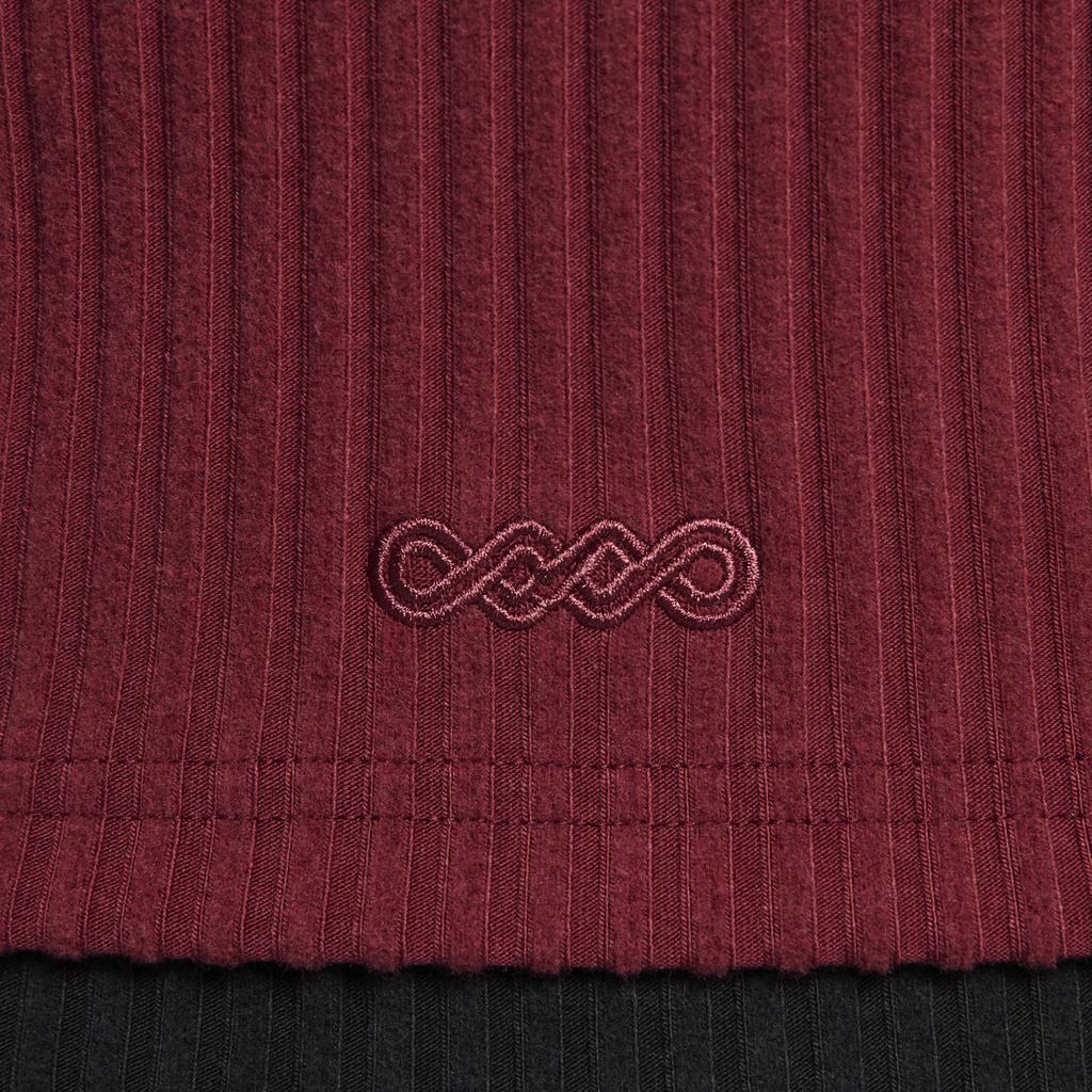 Nike Sportswear Chill Rib Snake Welcome Series Slim Fit Zipper Comfortable Fashion Versatile Soft Knit Top Women Tops Team-Red HV8459677