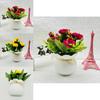 Camellia Sp Green Plant Indoor Decor With Plastic And Silk For Home And Wedding Use