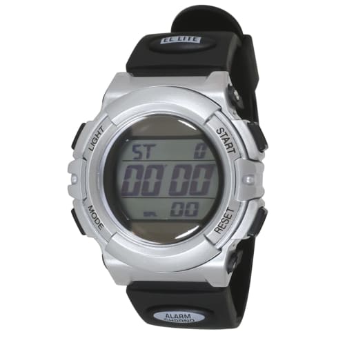 

Klefer Men s Digital Watch, Solar Powered, Rechargeable, Urethane Strap, Black, TE-D052-SV