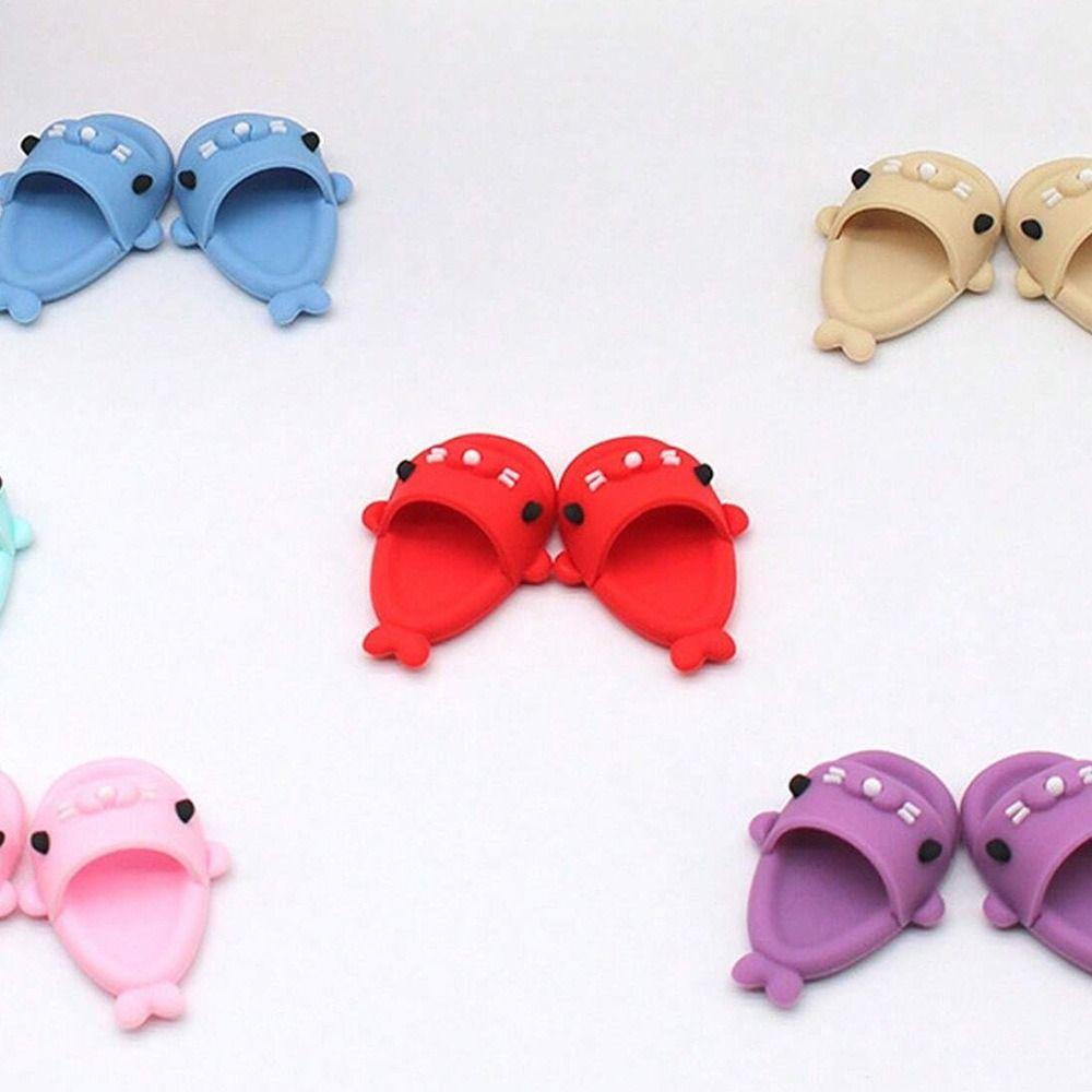 Mini 1/6 BJD Doll Shoes Seal Shape OB11 Seal Shoes Doll Seal Slippers  1/6BJD