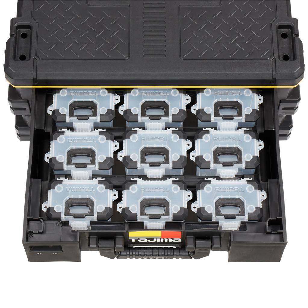 Tajima Safe System Safe Drawer Box Set 9 Safe Parts Cases Box Containing Free 8 Safe Holders On the Maximum Load 20kg Load Capacity for Top and Simply
