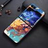Anime Dragon Ball Cool Back Phone Cover Funda Case for Samsung Galaxy Flip3 Flip7 FE Z Flip 7 6 5 4 3 Flip5 Flip6 Flip4